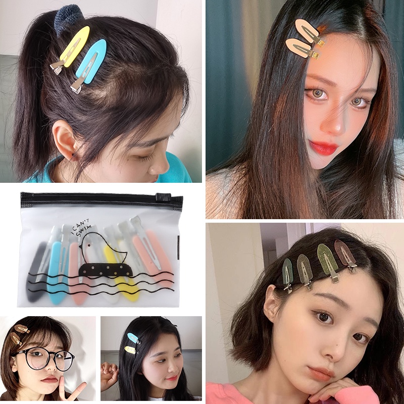 Ada Jejak Klip Rambut Cream Lem Klip Samping Gadis Korea Sederhana Duckbill Klip Sisi Peri Super Fairy Poni Klip Hiasan Kepala