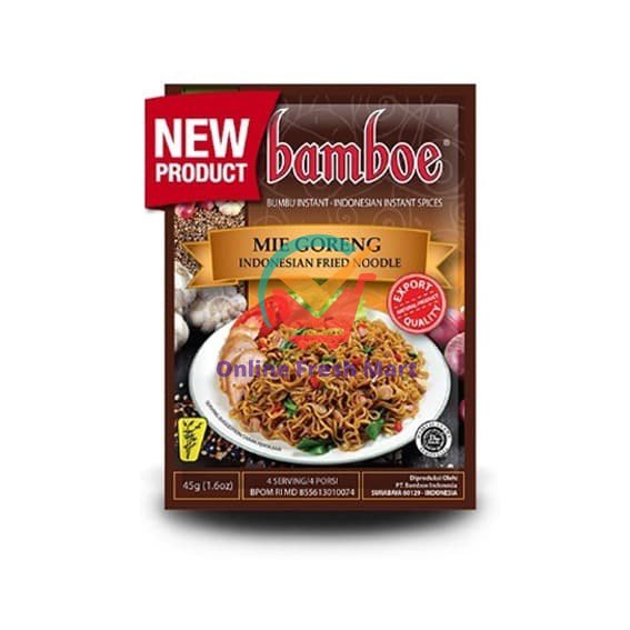 

Bamboe Bumbu Mie Goreng 45 gr - Online Fresh Mart Denpasar