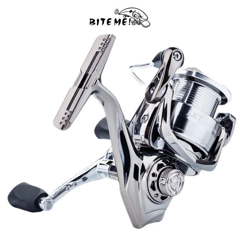 Performa Tinggi 5.2:1 High Speed Ratio Fishing Reel 4+1BB All Metal 1000/2500 /3000 Series Spinning Reel 10Kg Max Drag Power Metal Spool Reel