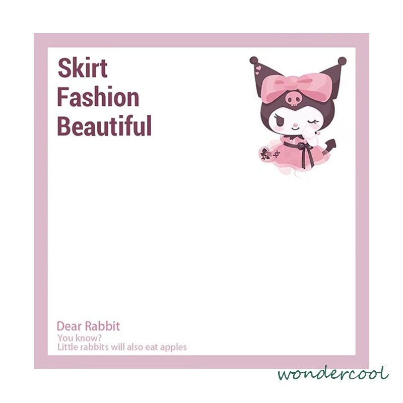 Sticky Note Buku catatan buku catatan siswa yang dapat disobek catatan tempel dekoratif-Won