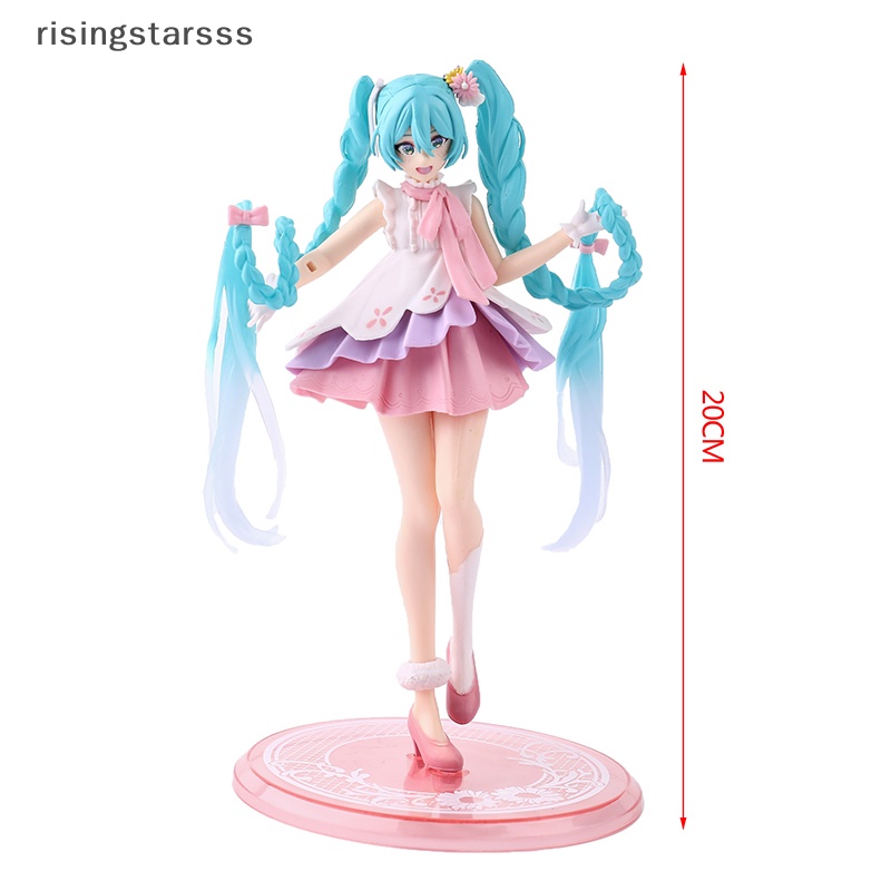 Rsid Span-New New Anime Hatsune Miku Lucu Kawaii Virtual Singer Miku Manga Patung Figurines Jelly