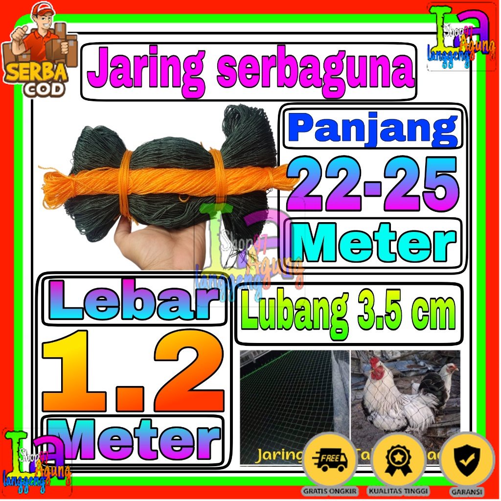 Jaring Ayam 1,2 Meter Jaring Pagar Ayam Kandang jaring tanaman jaring kandang hewan jaring serbaguna