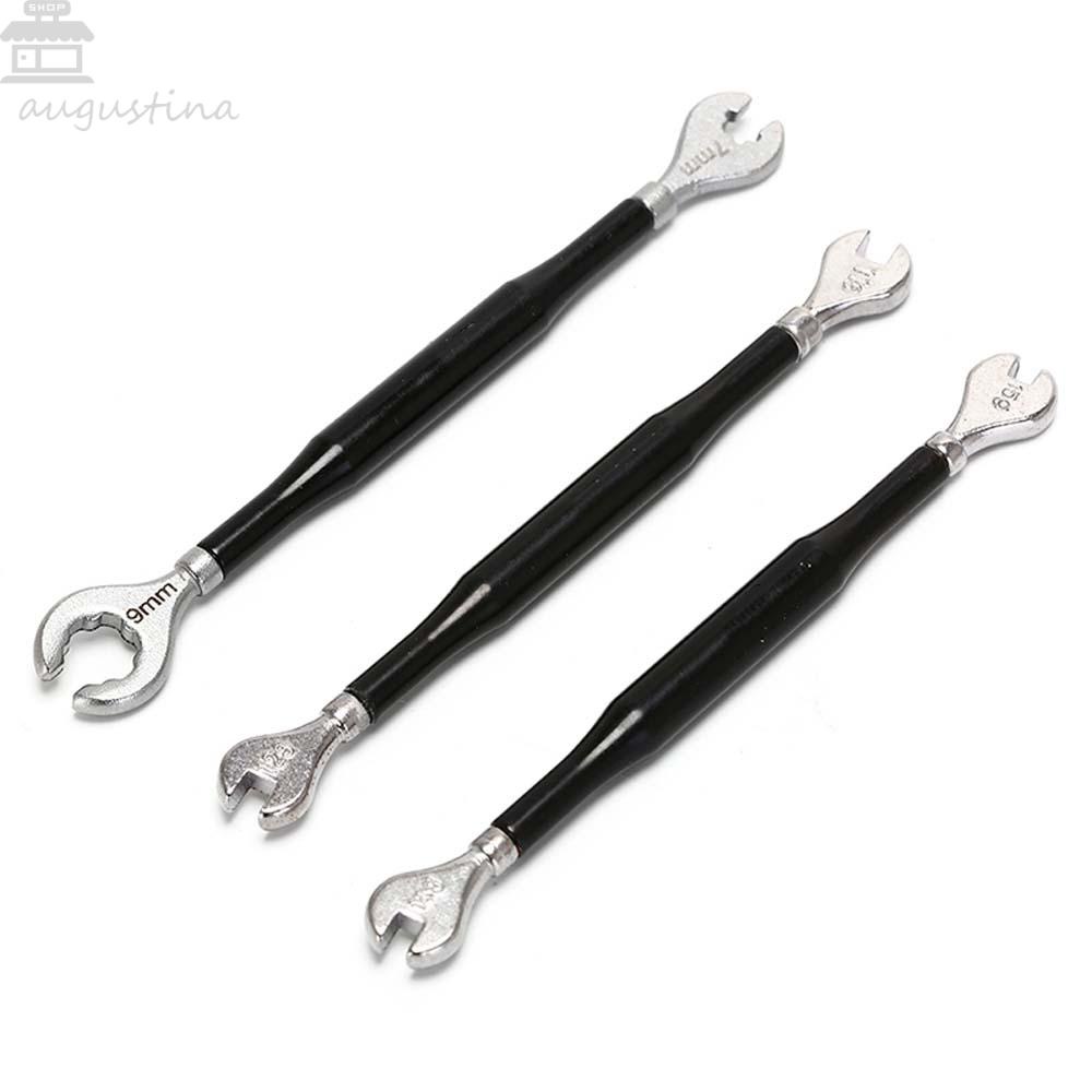 Agustina Kunci Inggris Jari Sepeda Rustless 7-9mm 14G 15G Spokes 11G 12G Bicycle Steel Spanner