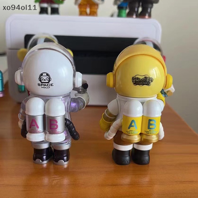 Xo SPACE Molly MEGA COLLECTION Series Box Figure Mainan Mini Lucu Molly Limited Figuri OL