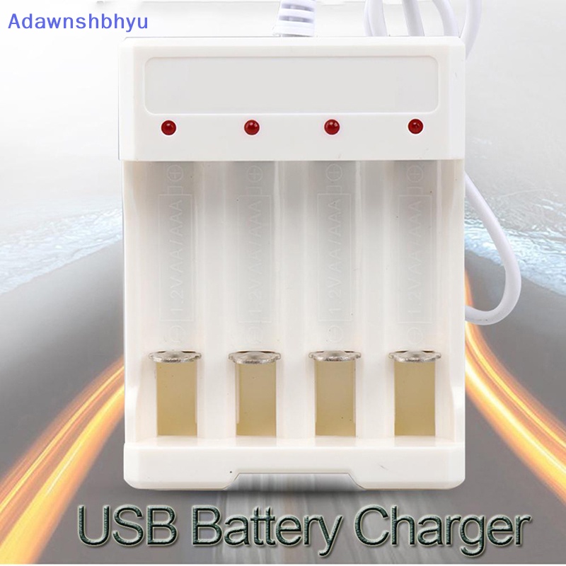 Adhyu 1.2V Universal 4slot AA/AAA Rechargeable Charger Adapter Colokan USB ID