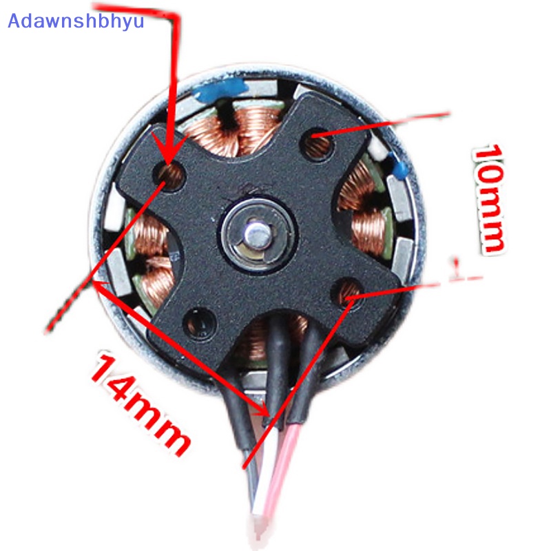 Adhyu Mini Brushless Motor Micro 1806model Pesawat Brushless Motor 2080KV ID