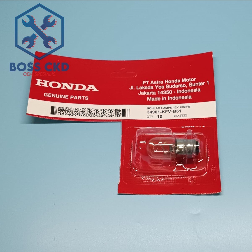 Bohlam Depan Lampu Depan Motor  Astrea Grand Supra X Karisma Beat Scoopy Spacy Motor Matic Bebek  KF