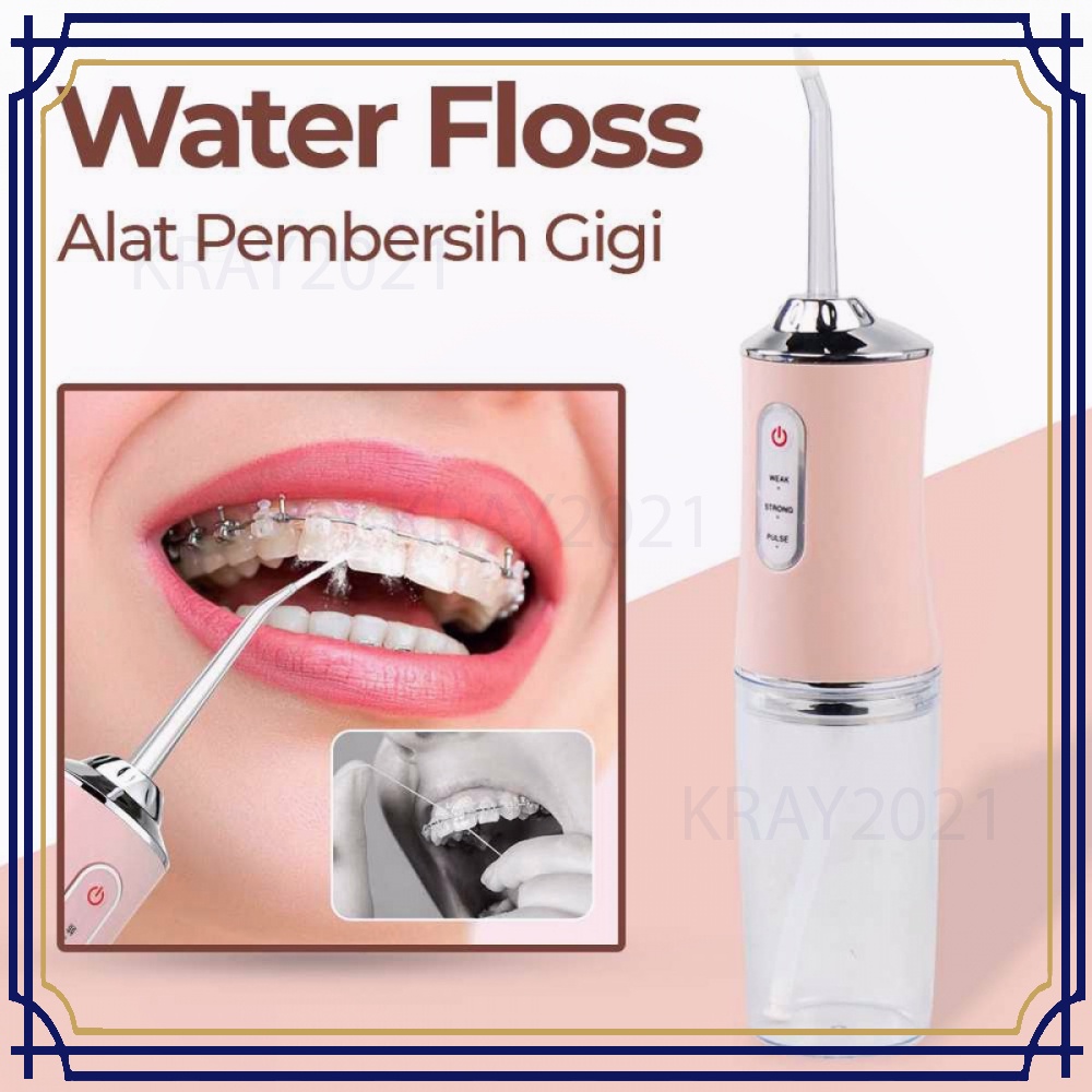 Alat Pembersih Gigi Water Pulse Jet Dental Floss - HL996