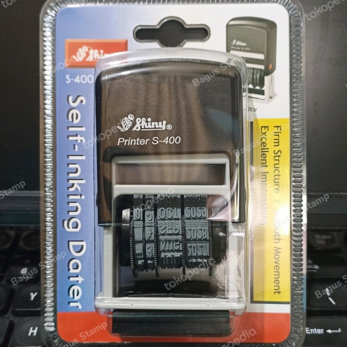 

Stempel Tanggal / Dater Otomatis Shiny S400 Mini Dater Stamp - Hitam