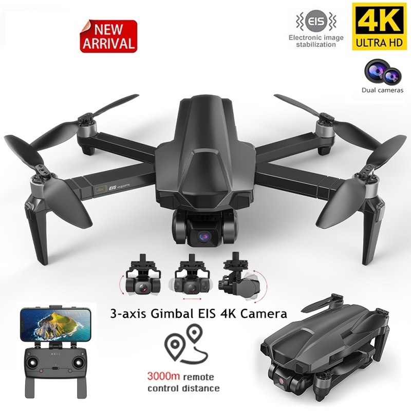 AKN88 - BUGS B18 PRO GPS Drone 3 Axis Gimbal EIS 4K Camera 5G - 2 Baterai