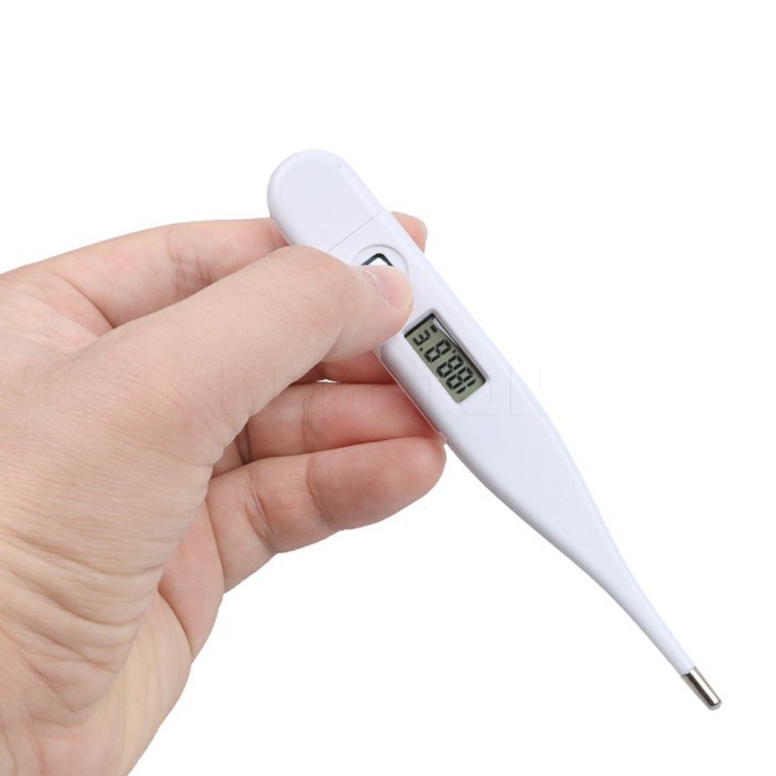 Putih Termometer Digital Thermometer Alat Pengukur Suhu Tubuh DIVA STORE