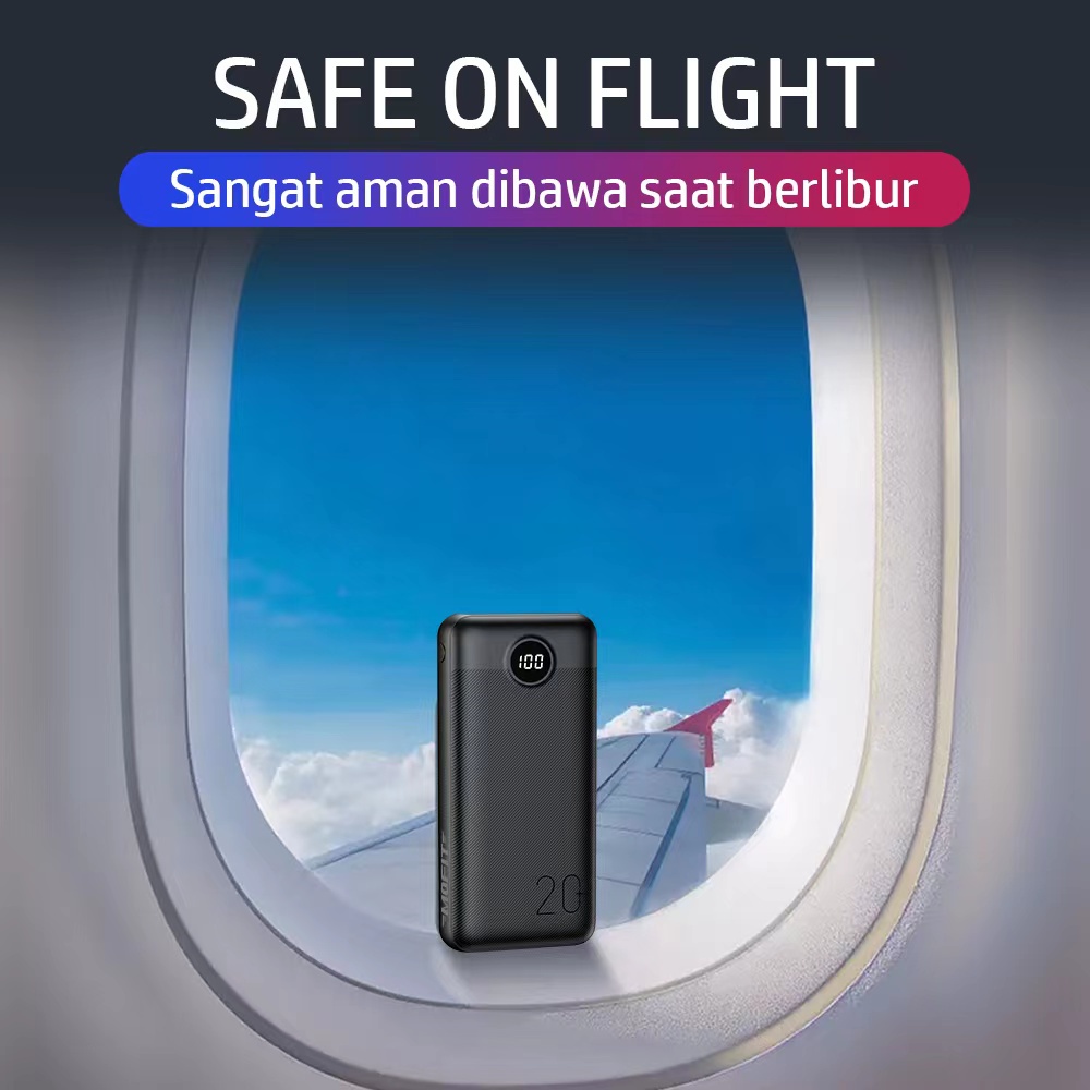 PB 20000 mAh MOFIT M27PRO Powerbank 20.000mAh Quick Charge 3.0A 22.5W + PD (Power Delivery)