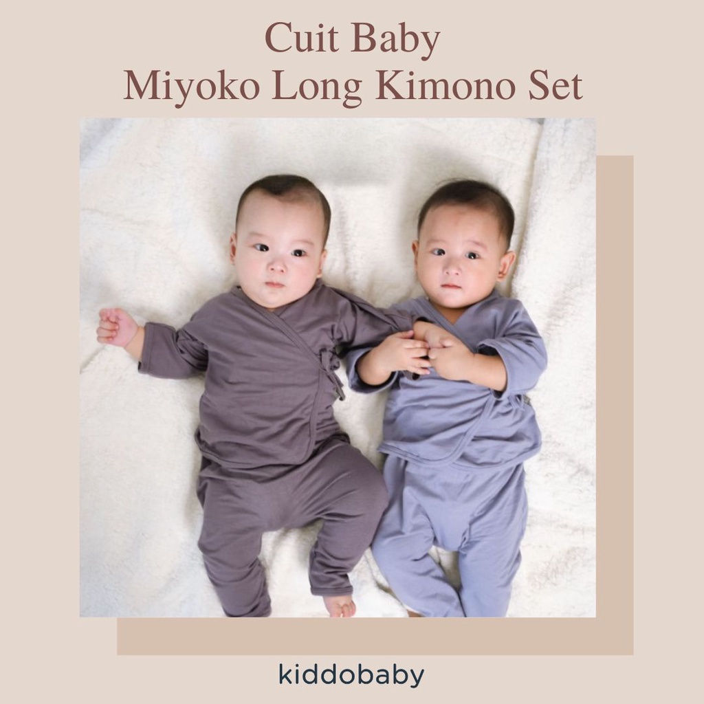 Cuit Baby Miyoko Long Kimono Set | Baju Bayi