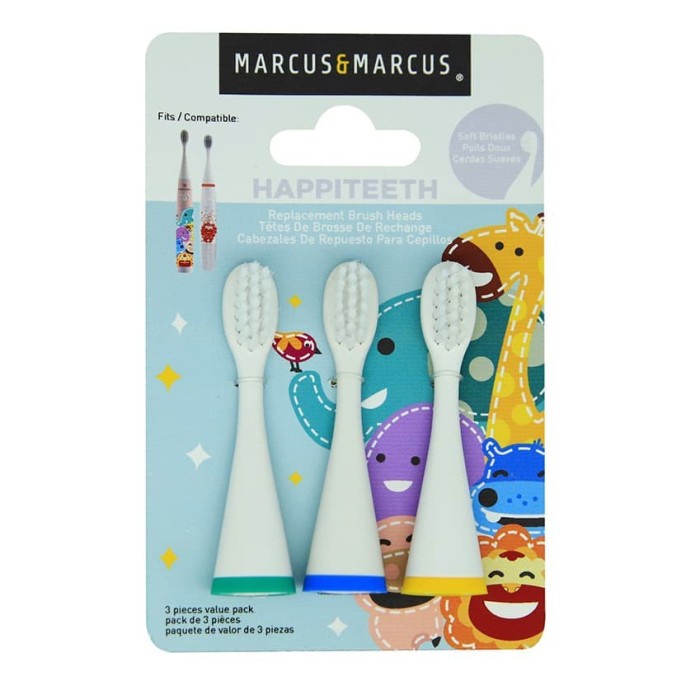 Marcus &amp; Marcus 3 Replacement Toothbrush Heads