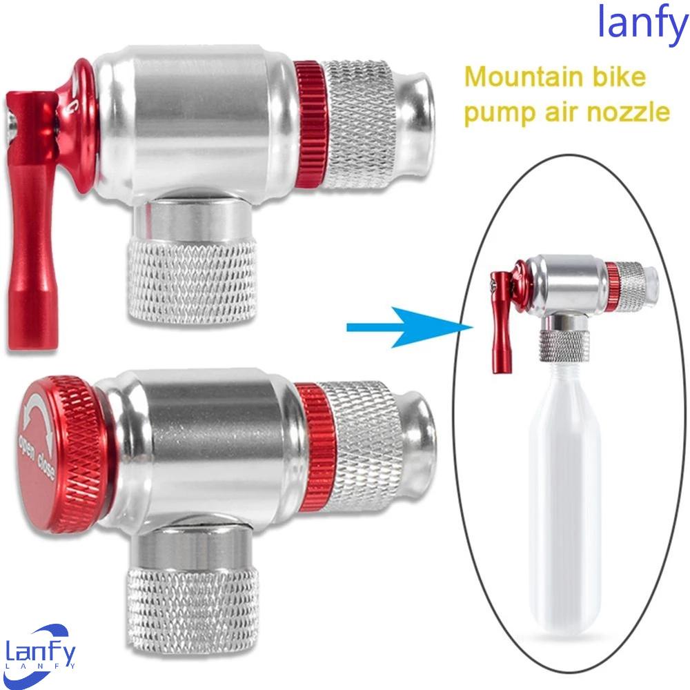 Lanfy Gas Nozzle Portable Tahan Lama Aksesoris Darurat Aksesoris Sepeda Sepeda Gunung Naik Adaptor Kepala Darurat