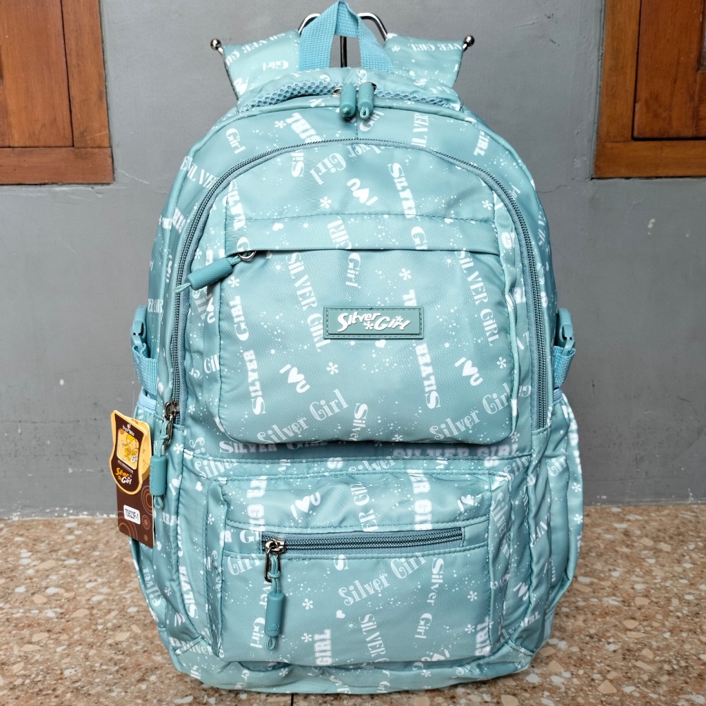 Tas Ransel Perempuan Alto Silver Girl I Love U B124