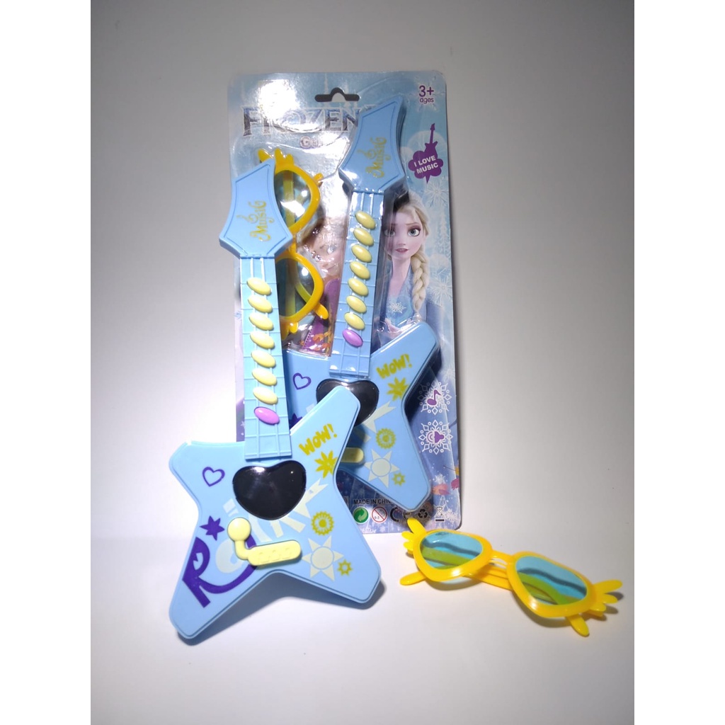 DM888 MAINAN EDUKASI ANAK GITAR GITARAN ELEKTRIK KARAKTER HELLO KITTY