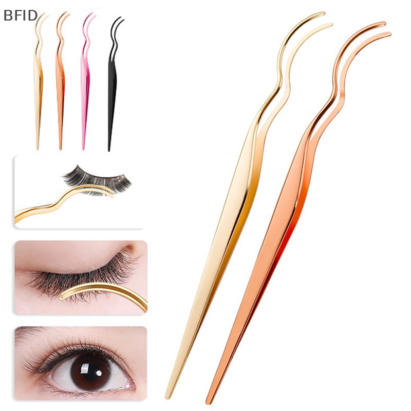 [BFID] Klip Bulu Mata Palsu Penjepit Bulu Mata Aplikator Eye Lash Aid Forcep Tools [ID]