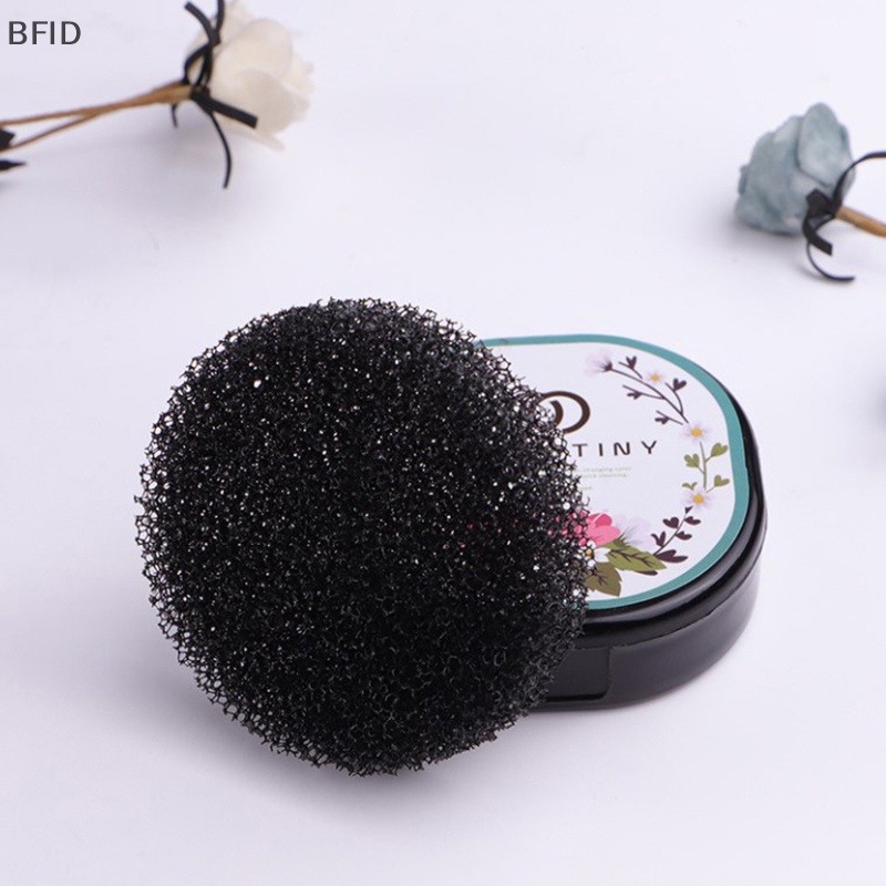 [BFID] Kuas Makeup Dry Cleaner Kotak Double Use Eye Shadow Brushes Color Remover Spons Brush Cuci Scrubber Clean Kit [ID]