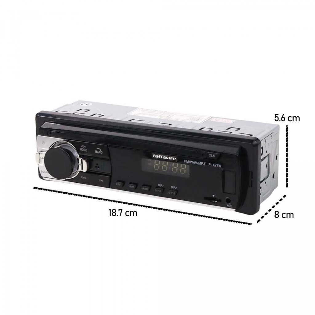 Taffware Tape Audio Mobil Multifungsi Bluetooth MP3 FM Radio JSD-520L