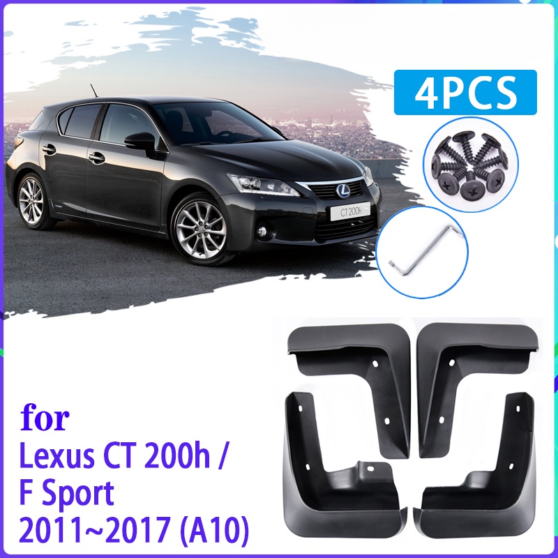 4pcs Flaps Lumpur Mobil Untuk Lexus CT 200H CT200H FSport F Sport 2011~2017 Mudguard Splash Guards Fender Mudflaps Aksesoris Mobil