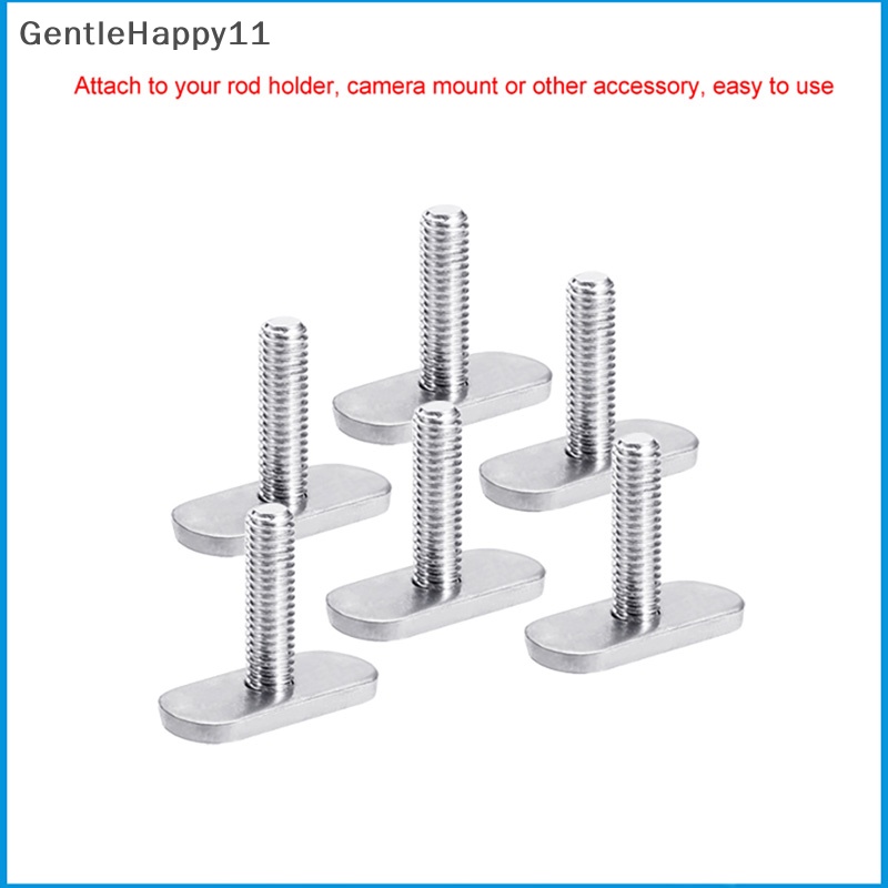 Gentlehappy Drat Rel Kayak/Track M5/M6 Sekrup Mur Baut Slot T Pengganti Gear Bolt id