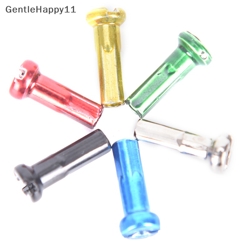 Gentlehappy 72Pcs Bike Wheel Spoke Nipples 14mm Nipples Jari Jari Sepeda Untuk id Roda Sepeda