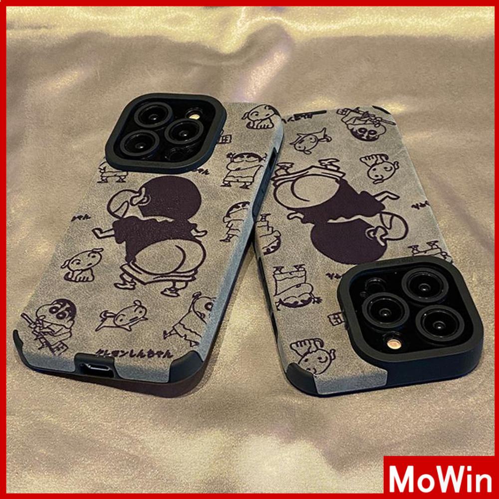 Case iPhone 14 Pro Max iPhone Case Kulit Murid Patch Suede Tahan Guncangan Kamera Lucu Kartun Mouse Kompatibel dengan iPhone 13 Pro max 12 Pro Max 11 xr xs max 7Plus 8Plus