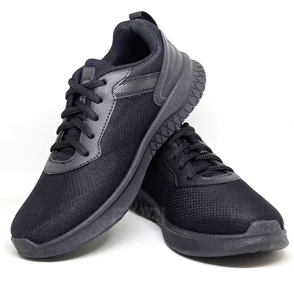 FIURI - PRO ATT - PCW 950 37-40 FULL HITAM - Sepatu Kets Wanita - Sepatu Sneakers Wanita - Sepatu Olahraga Sport Wanita - Sepatu Casual - Sepatu Jogging Lari Fitness Gym Senam Wanita - Sepatu Cewek - Sepatu Sekolah Bertali SD SMP SMA