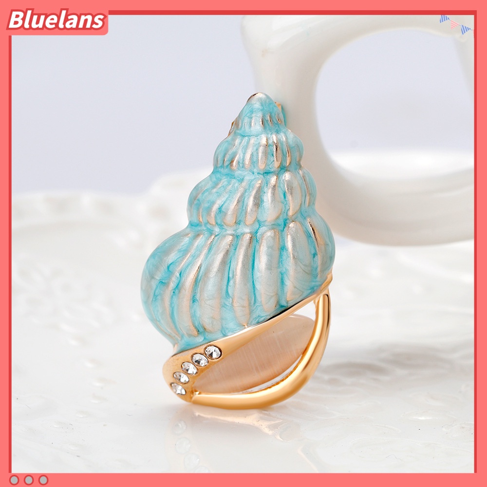 [BLS] Bros brooch Korsase Keong Biru Muda Segar