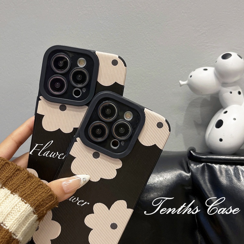 Kompatibel Untuk Iphone14 13 12 11 Pro Max X XR Xs Max7 8 Plus SE 2020bunga INS Gaya Ponsel Case Soft Back Cover