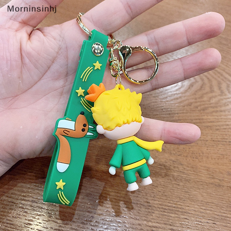 Mornin Kartun Pangeran Kecil 3D Angka Gantungan Kunci Hewan Rubah Lanyard Key Rings Bag Do id