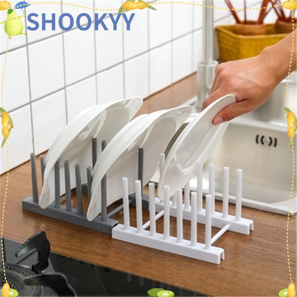 CHOOKYY Chookyy Rak Penyimpanan Penutup Panci Tutup Panci Shelf Organizer Dapur Tempat Sendok