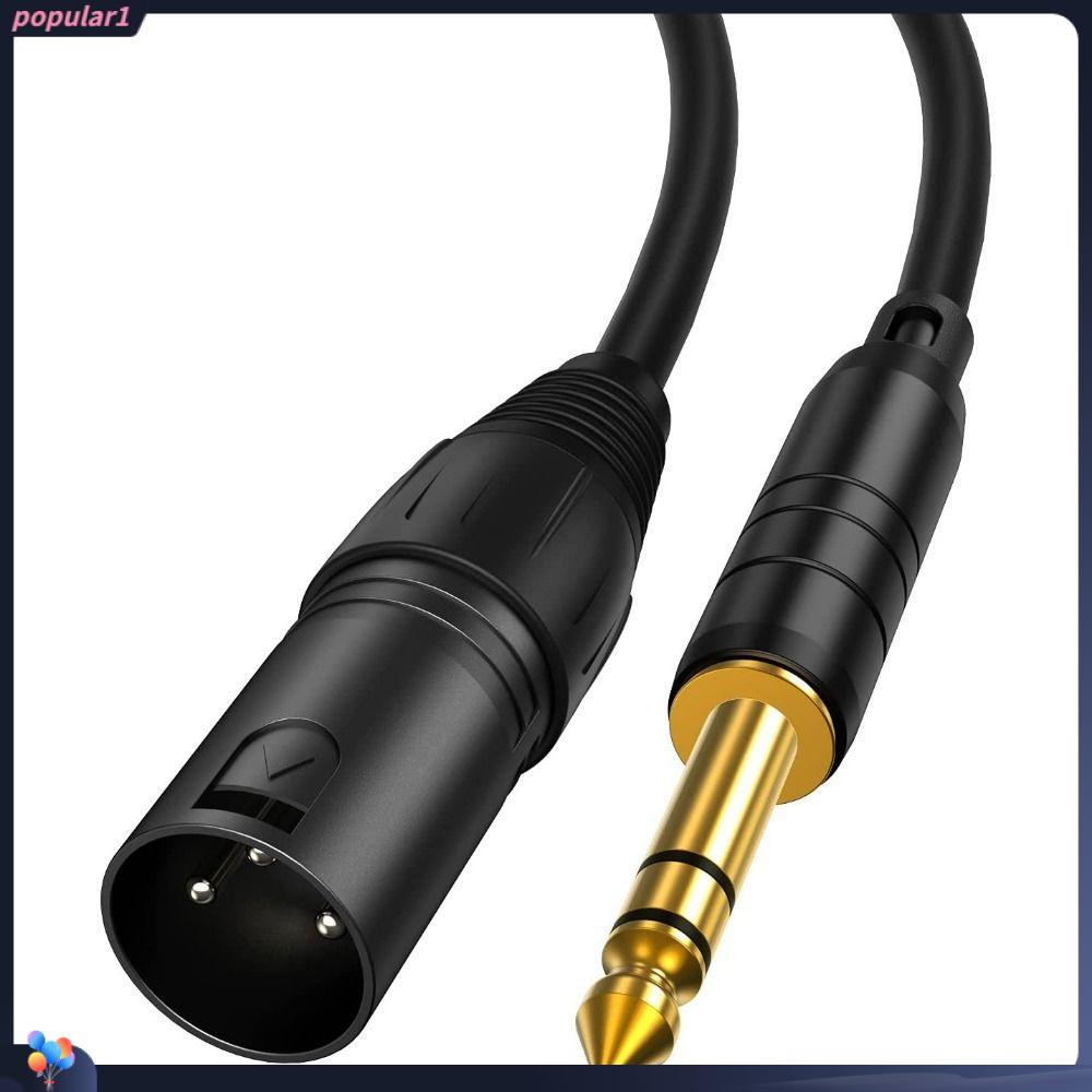 POPULAR Populer Kabel Audio Stereo TRS 1/4inch Balanced