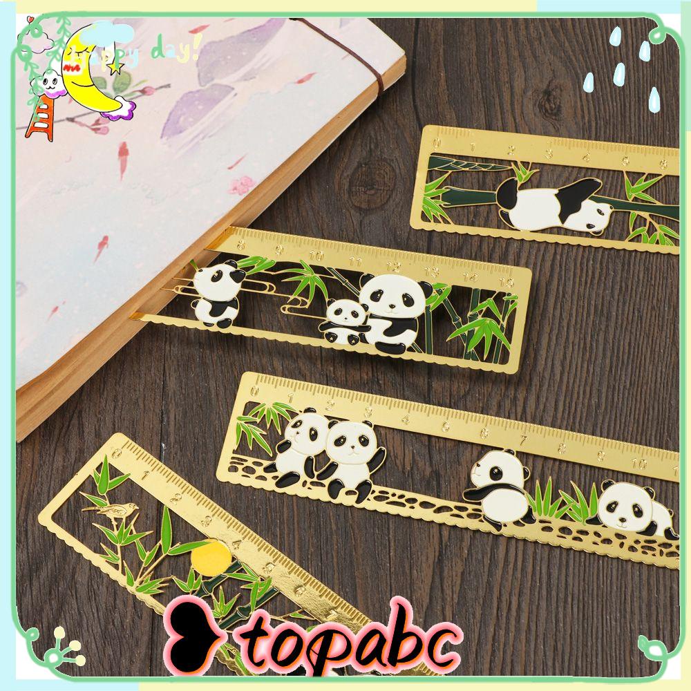 TOP Bookmark Logam Gaya Cina Baru Buku Pengukur Pemegang Siswa Kembali Ke Sekolah Penggaris Logam