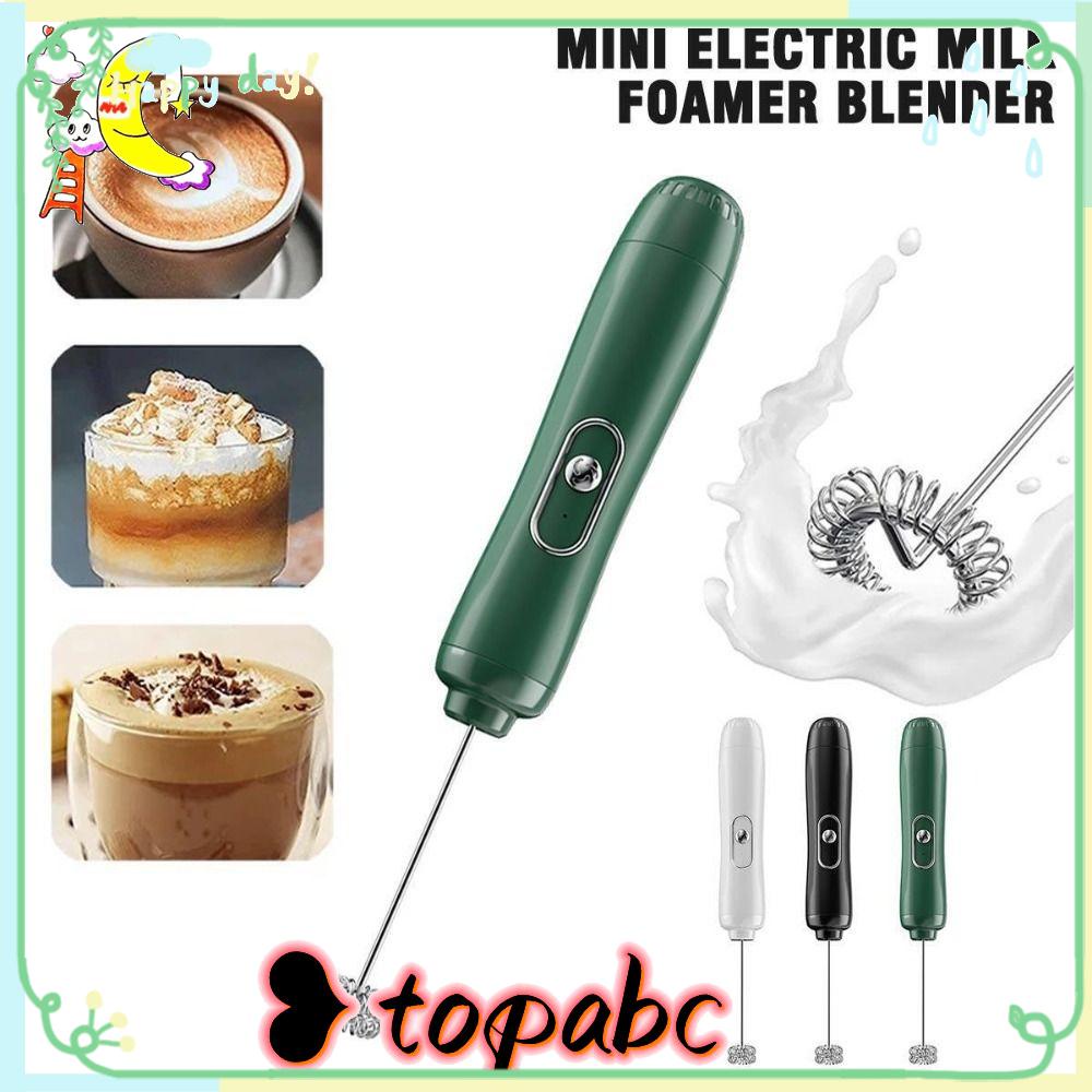 TOP Pengocok Telur Elektrik Alat Kocokan Dapur Mixer Stirrer Handheld Milk Frother