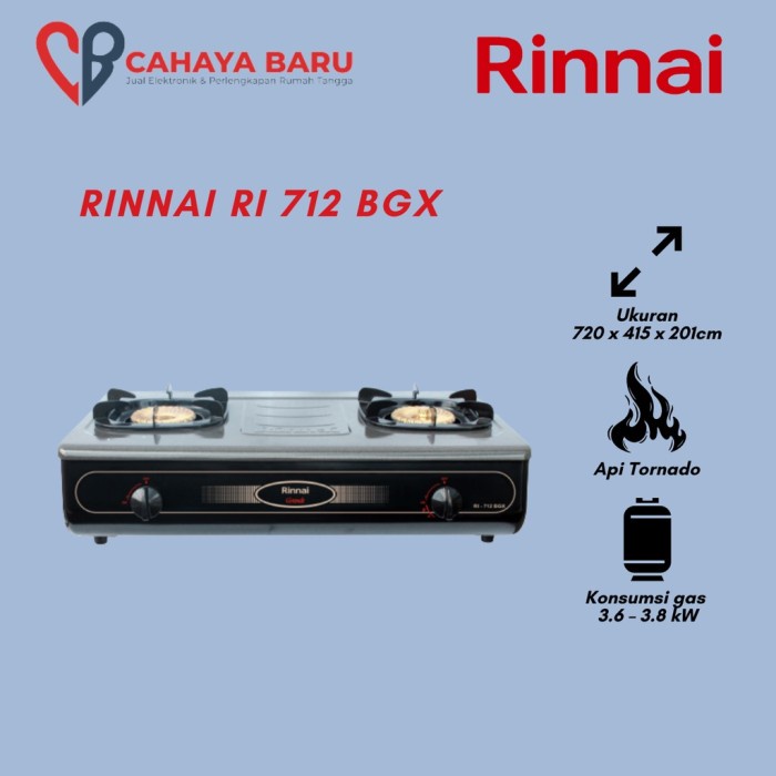 KOMPOR GAS RINNAI 712BGX