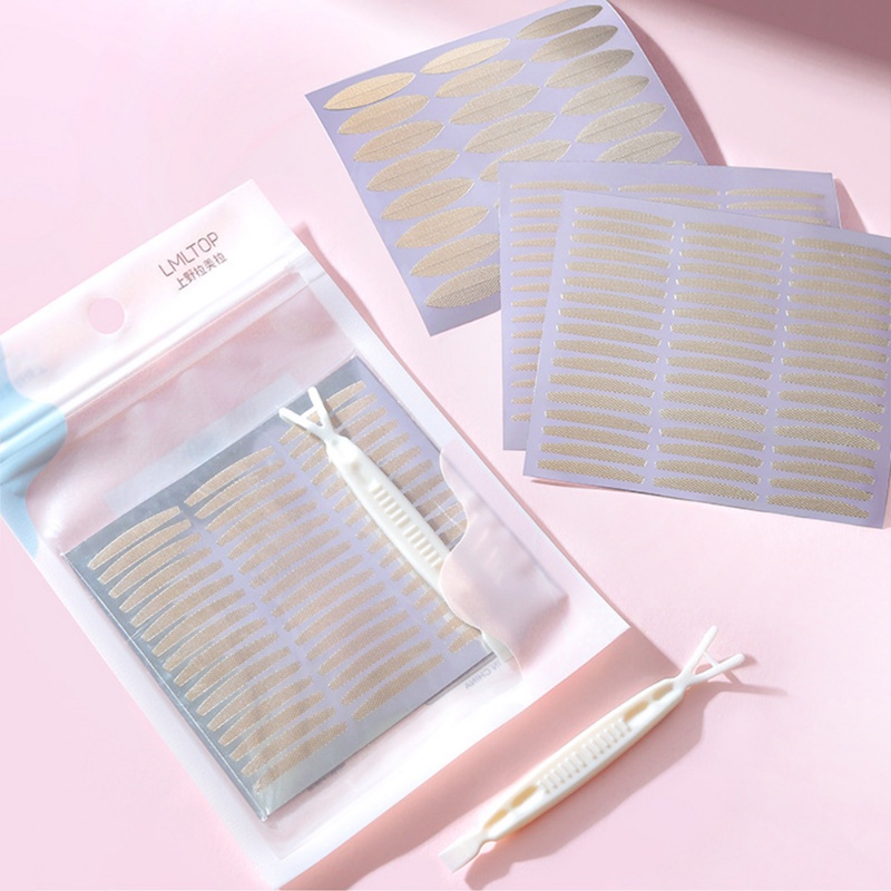 120pcs/bag Invisible Double Eyelid Tape/ Slim/Wide Self-Adhesive Stiker Kelopak Mata Transparan/ Tahan Air Stiker Angkat Mata Besar