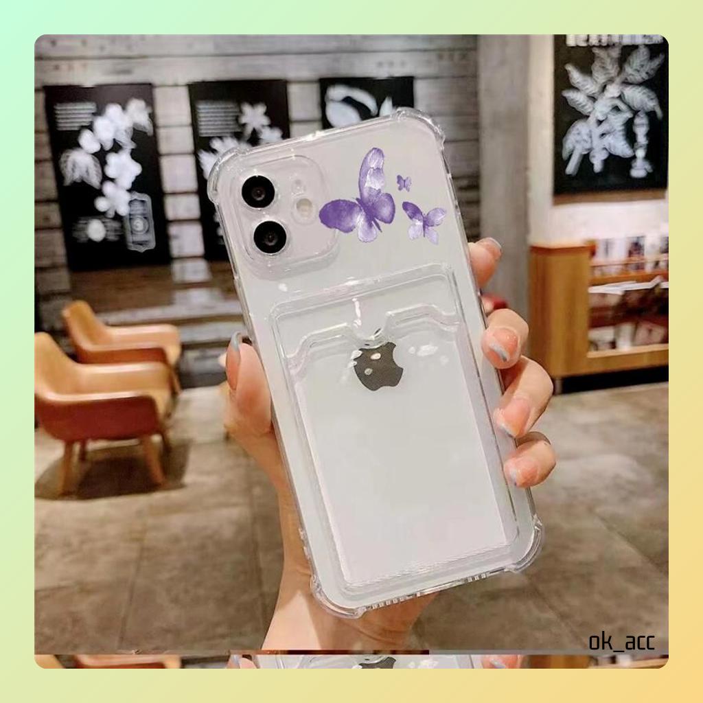 Casing Gambar FF07 Kupu for Xiaomi Redmi A1 A1+ 7A 8A 9 Prime 9A 9i 9C 9T 10 10A 10C 12C Note 8 9 10 11 12 5G Poco C40 F3 M3 M4 X3 NFC Pro