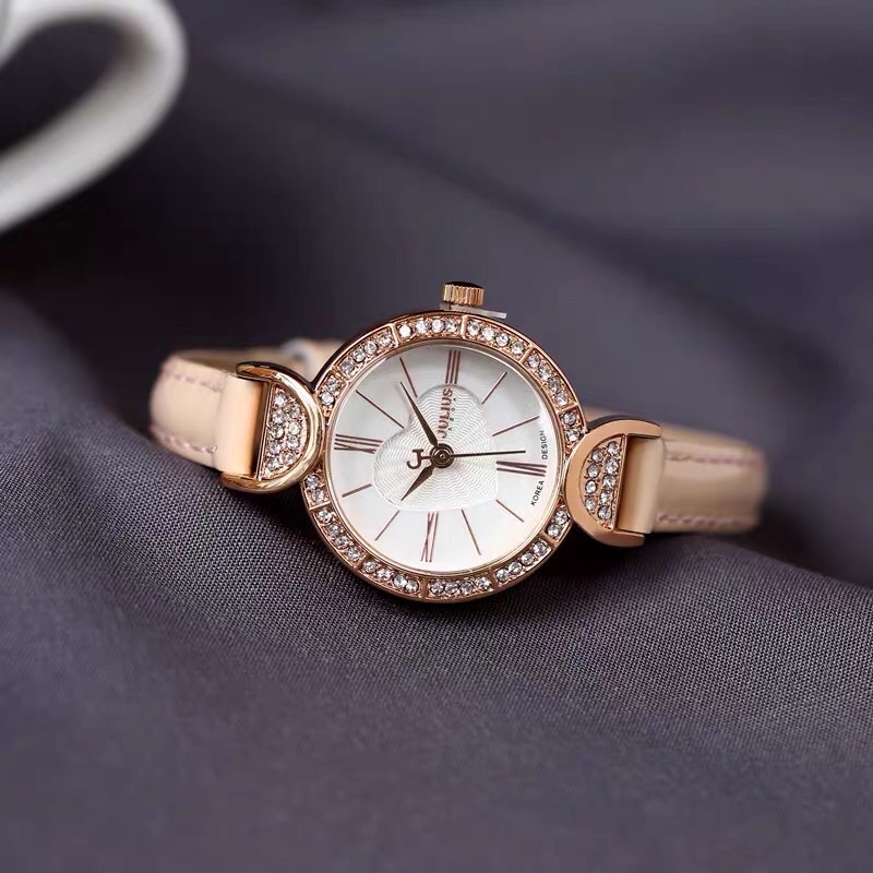 JULIUS JA-779 Original Official Shop Jam Tangan Korea Kecil Bulat Vintage Klasik