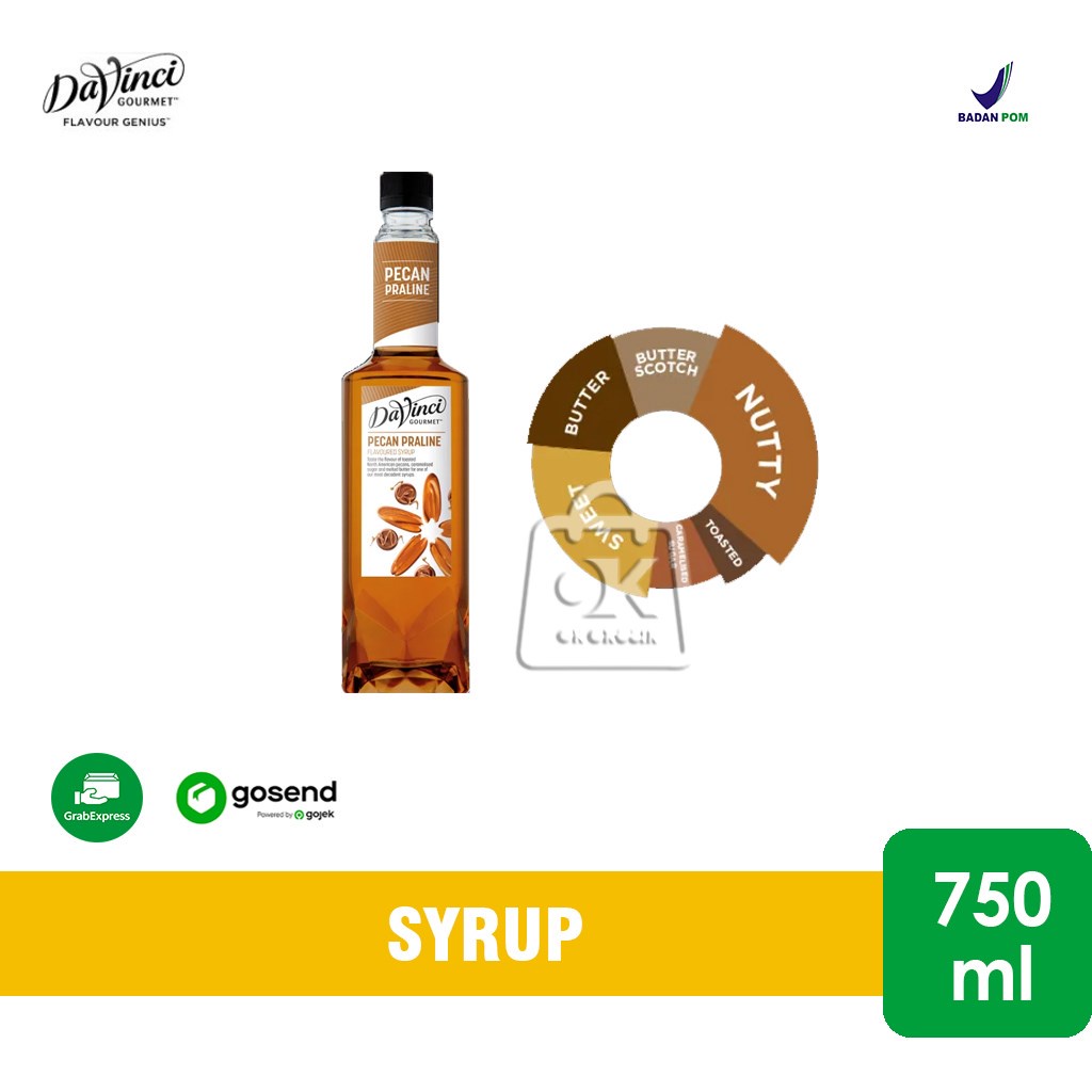 

Davinci Syrup Rasa Pecan Praline 750ml (KHUSUS INSTANT)