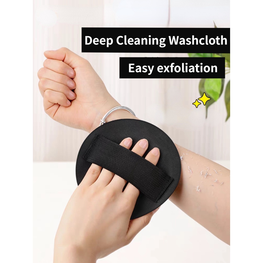 Tiktok Body Deep Cleaning Bath Towel Penghilang Kulit Mati Exfoliating Bath Glove Kain Lap Gosok Badan