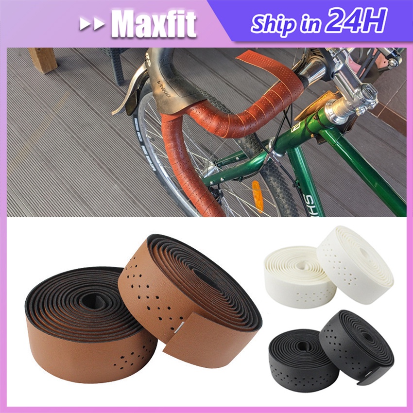 Bar Tape Road Bike Kulit Pu Eva Bar Tape Stang Sepeda Fixie Bartape Sepeda