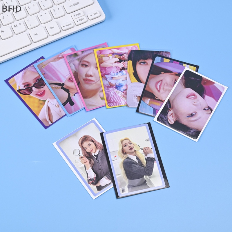 [BFID] 50pcs /set Pelindung Pelindung Kartu Transparan Pemegang Kartu Tarot Lengan Pelindung Lengan Pemegang Untuk Kartu Baseball Kartu Olahraga [ID]