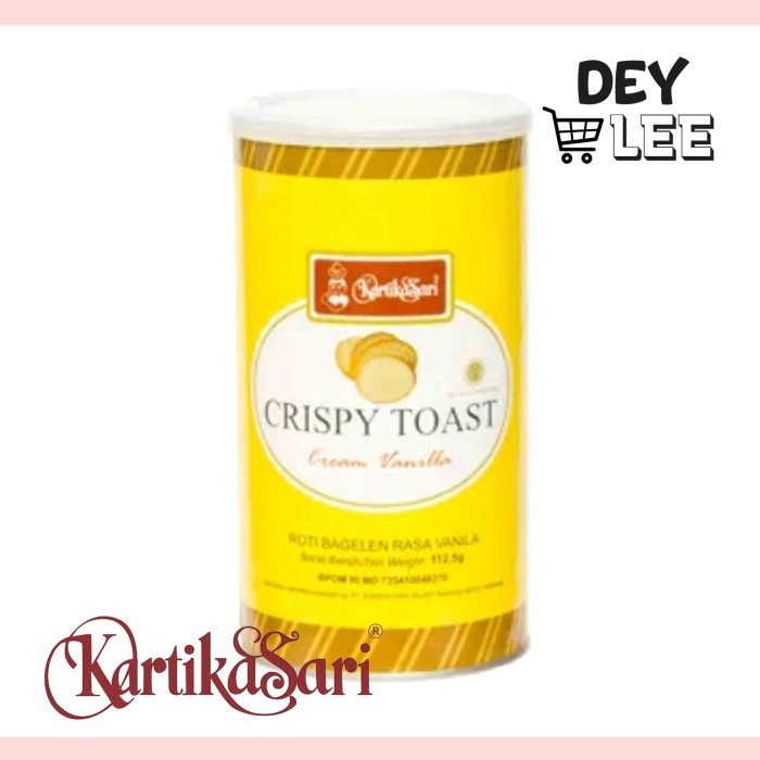 

KARTIKASARI Crispy Toast Cream Vanilla Kartika Sari Oleh-Oleh Bandung