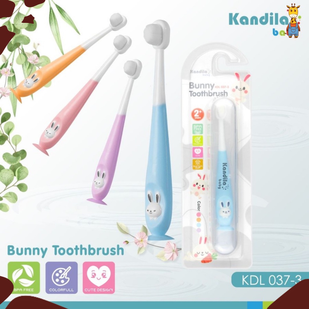 Kandila Baby Bunny Toothbrush KDL 037-3 - Sikat Gigi Bayi