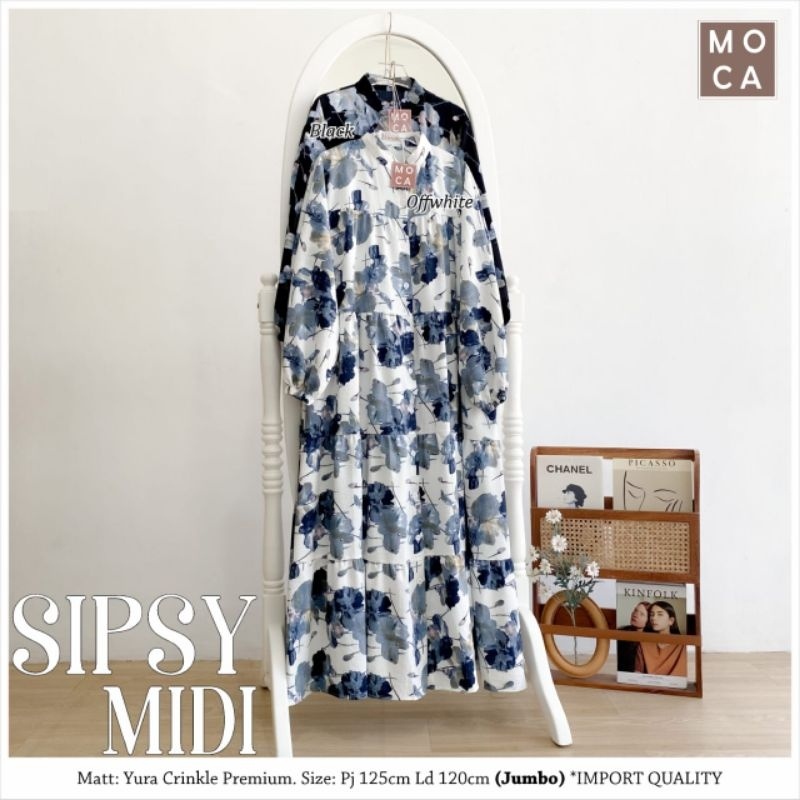 SIPSY MIDI Jumbo ORI MOCA | Ld120 Yura Crinkle Premium