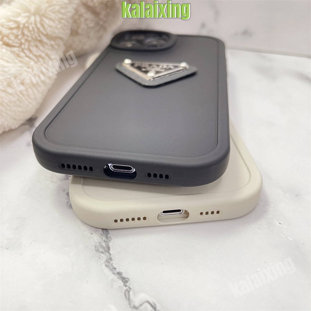 Desain Kamera Lucu Casing Silikon untuk iPhone 14 Pro Max 13 12 Pro Max 11Pro X Xs Max XR 7Plus 8Plus 3D Prada Case Soft Back Cover