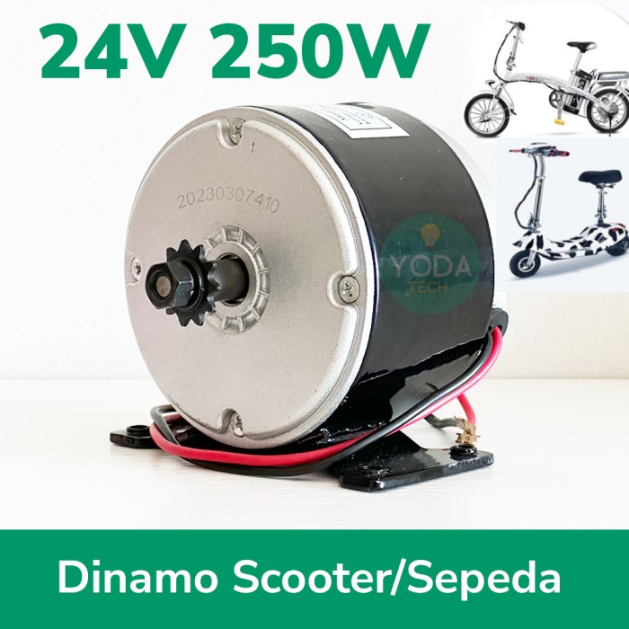 Dinamo Motor Listrik Sepeda/Scooter/Skuter 250W 24V