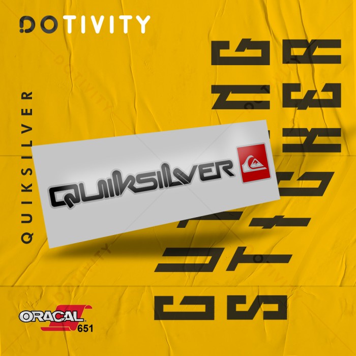 

Cutting Sticker QUIKSILVER V12 2 Colors